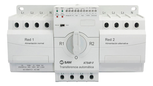 Llave Interruptor Transferencia Automática Manual 63a Baw