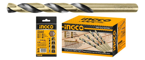 Paquete 100pz Broca Hss 11/64 Ingco Dbt11011643