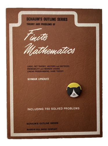 Libro: Finite Mathematics . Schaum Lipschutz 97n12