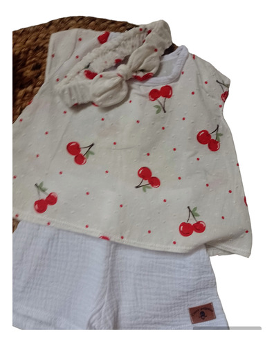 Conjunto Bebe Short ,blusita