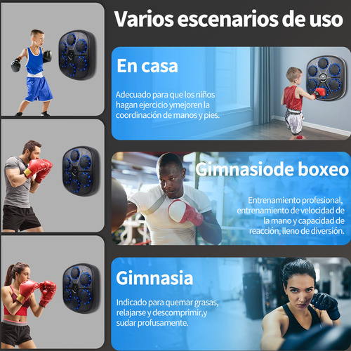 Máquina De Boxeo Musical Kimwood Inteligente Profesional Con Patalla