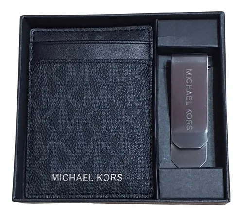 Cartera Tarjetero Hombre Michael Kors Signature Original