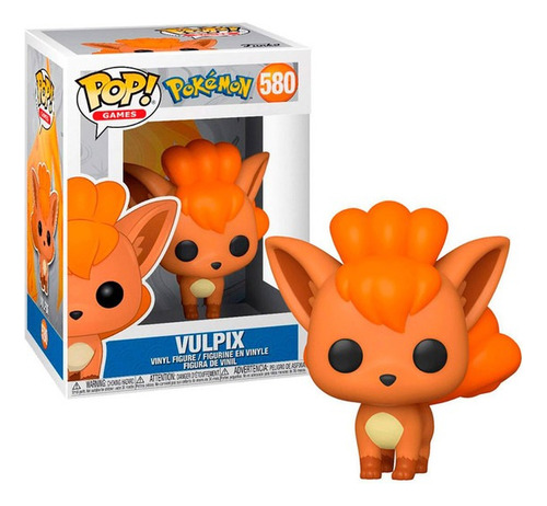 Juguete Funko Pop Pokémon Vulpix #580
