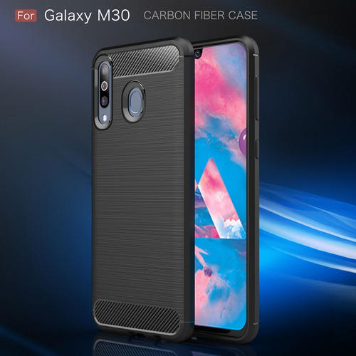 Forro Protector Fibra Carbono Para Samsung M30