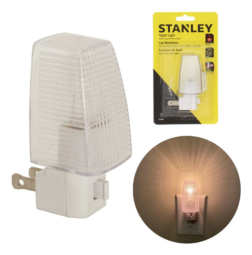 Lampara Nocturna Con Interruptor 7w Stanley 110 Voltios