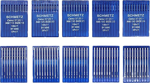 Schmetz 50 Agujas Para Máquina De Coser De Pie Para Camina.