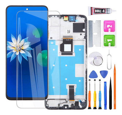 Pantalla Para Honor X7b Clk-lx3 Display Con Marco Lcd