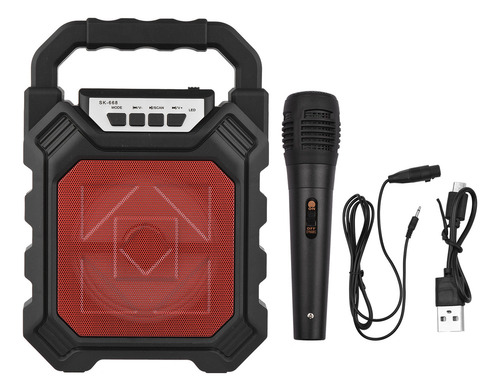 Máquina Reproductora De Audio Outdoor Bt Portable Karaoke Pa