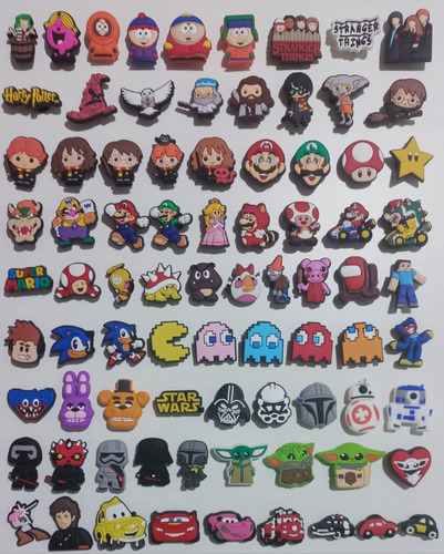Pins Jibbitz Crocks X5