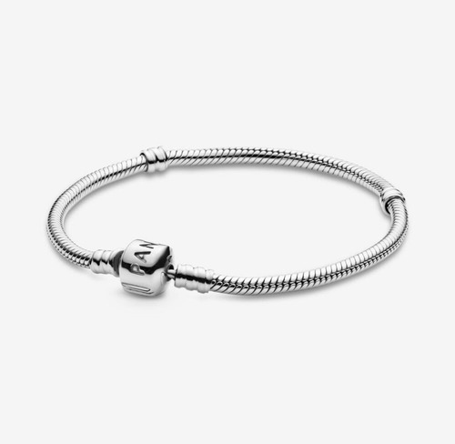 Imagen 2 de 4 de Pandora Original Pulsera Barril Plata,t/16,17,18,19,20,21