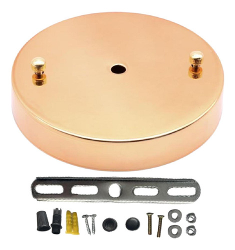 Kit De Canopy Placa De Cubierta De Luz Dia De Oro 12cm