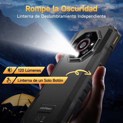 Celular Ulefone Armor X32 Pro 5g Dual Sim Teléfono robusto 256 GB Rom 8+8 GB Ram 5.65 Smartphone Android 14 25mp Cámara De Visión Nocturna