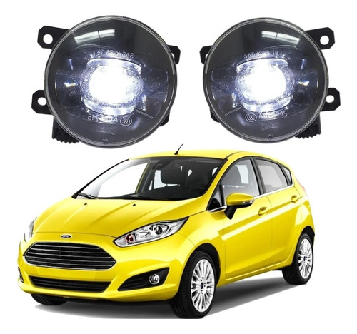 Faros De Niebla Fiesta 2008 2011 2013 2015 2016 Con Led!