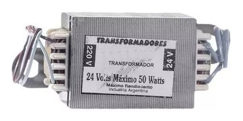 Transformador Trafo 220v A 24v 50w Compacto Con Soporte