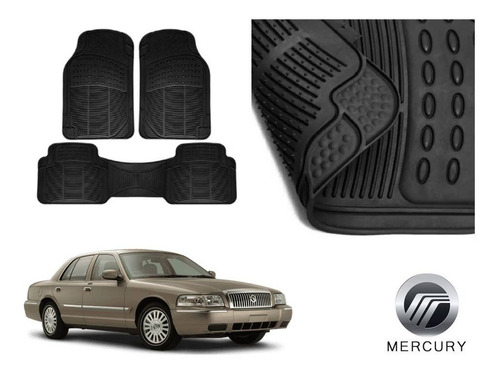 Tapetes Uso Rudo Mercury Grand Marquis 2008 Rubber Black Ori