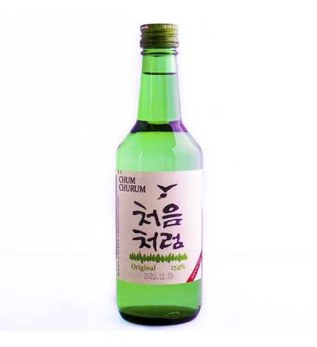Alcohol Coreano Soju Chum Churum Original 1 Pza 360 Ml 