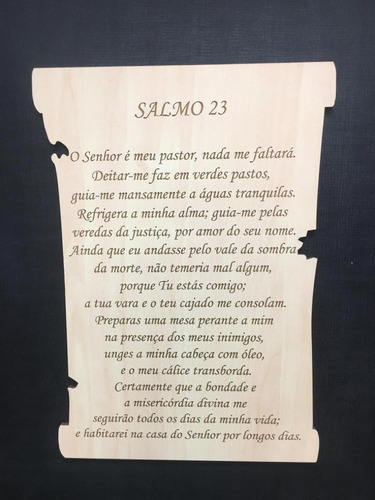 Kit Salmo 23 - Batizado Primeira Comunhão 10 Unidades