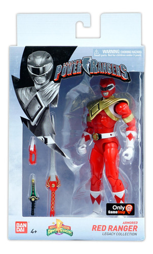 Power Rangers Legacy Collection Armored Red Ranger Exclusive