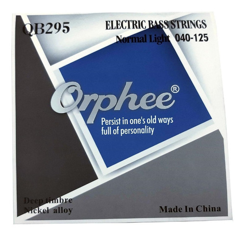 Encordado Bajo 5 Cuerdas 040-125 Orphee Strings Qb295