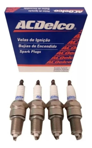 Kit Bujias X 4 Chevrolet Spin Cobalt 1.8 100% Acdelco