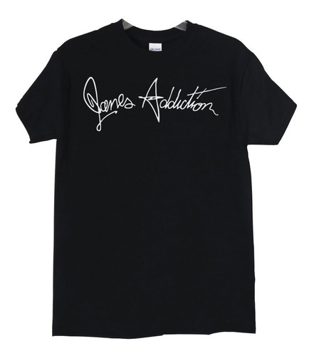 Polera Janes Addiction Logo Blanco Rock Abominatron