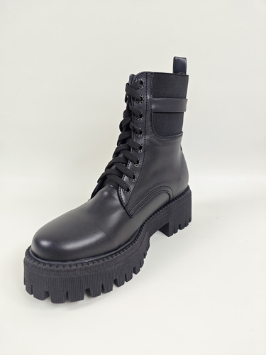 Botines Con Hebilla De Cinturón Para Mujer, Tacones Medios