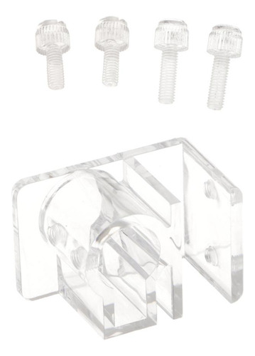 1 Unids Acrílico Acuario Tank Hose Holder Clip Tubería De
