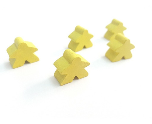 Imagen 4 de 5 de Pack 5 Meeples Compatibles Carcassone - Factor Estudio