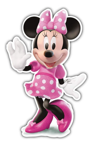 Calcomanía De Minnie Mouse Cartoon, Calcomanía Decora...