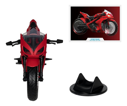 Red Hood's Sports Bike-dc Multiverse -mc Farlane Toys (Usado)