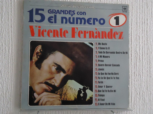 Vicente Fernández - 15 Grandes Con El Número 1