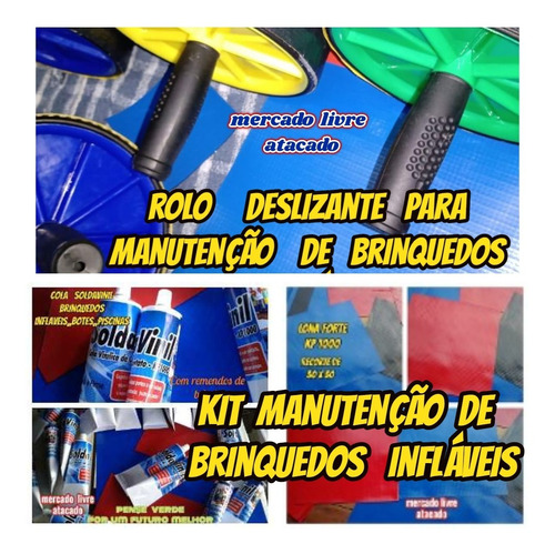 Cola+acessorios P/manutenção De Brinquedos Infláveis+brinde