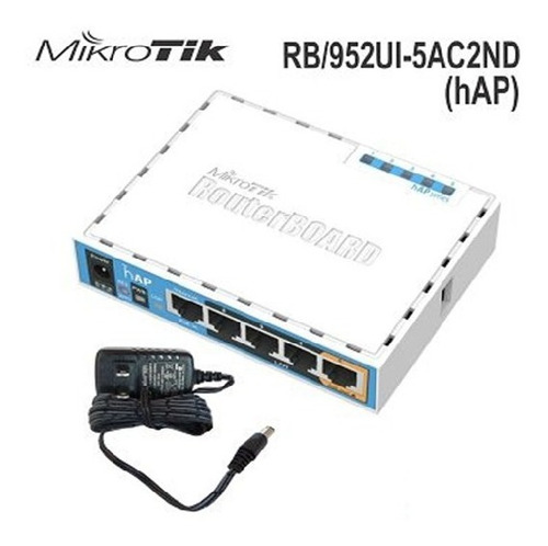 Imagen 1 de 1 de Mikrotik Ac Rb952 Wifi Dual Band 2.4/5.8ghz Balanceador