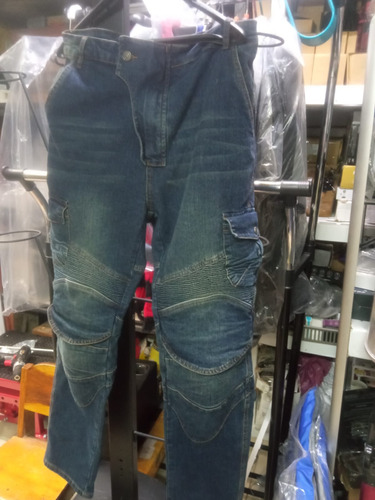 Pantalon Moto Refuerzos Rodilla Ropa Jeans Hombre Asch