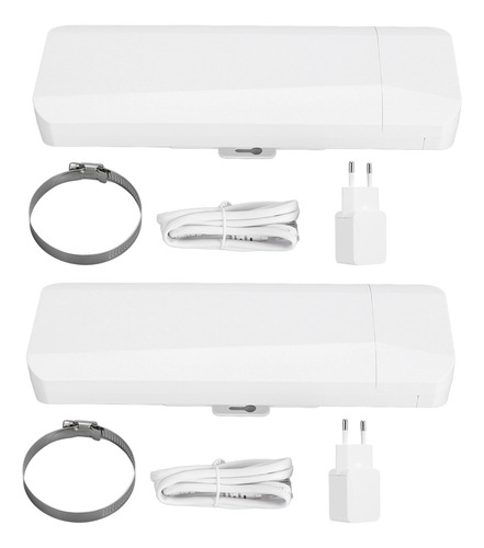 Puente Ethernet Inalámbrico Punto A Punto 5,8 G 3 Km 2 Rj 45