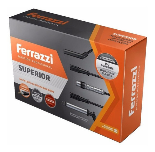 Imagen 3 de 5 de Cables De Bujias Ferrazzi Superior Cherokee 4.0