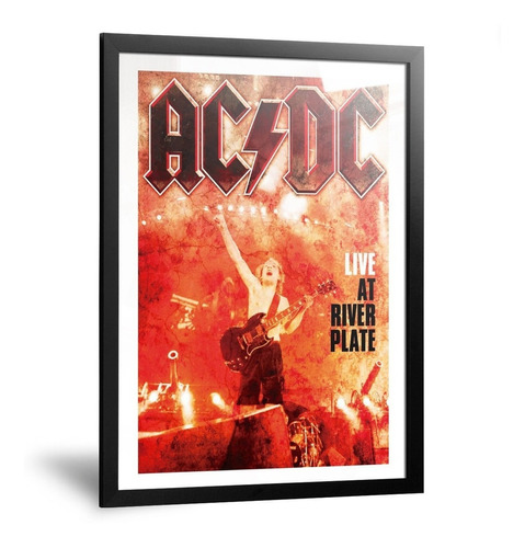 Cuadros Ac Dc Ac/dc Live River Plate Angus Young 20x30cm