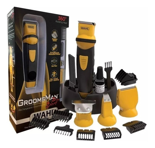 Imagen 2 de 8 de Trimmer Wahl Groomsman Pro Sport All In One Recargable