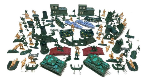 Paquete De 139 Men Soldier 5cm Playset Accesorios De Juguete