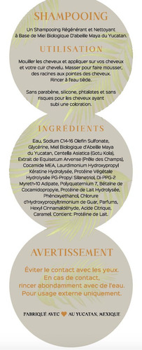 Yucatan Herbal Champú Miel De Abeja Maya
