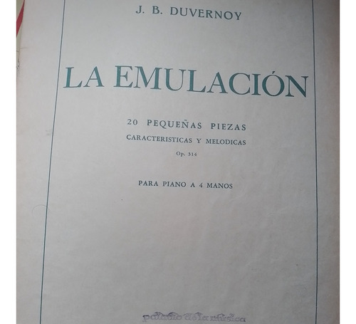 Musica - J. V. Duvernoy - La Emulacion - 20 Pequeñas Piezas