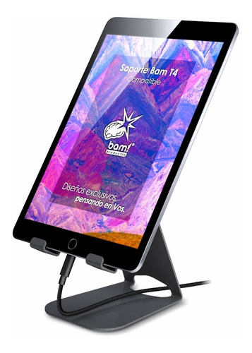 Imagen 2 de 8 de Soporte Tablet Bam T4 6a14 + Soporte Celular Bam B4 ¡combo!