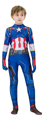 Disfraz De Cosplay Vengadore Capitan America Halloween Traje