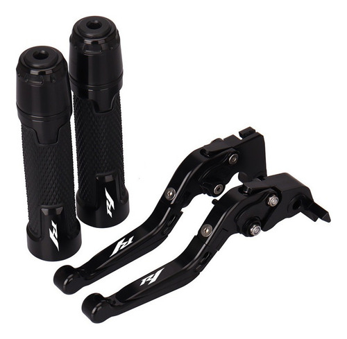 S Palancas Y Puños Para Yamaha Yzf R1 2004-2014 - Negro .