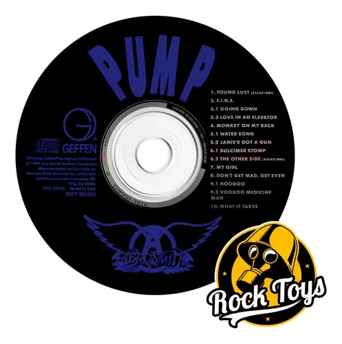Aerosmith - Pump 1989 Cd Vers. Usa (Reacondicionado)