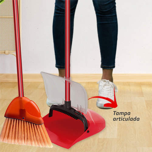 Pá Com Caçamba Móvel E Tampa Protetora Articulada Condor