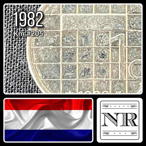 Holanda - 1 Gulden - Año 1982 - Km #205 - Beatrix