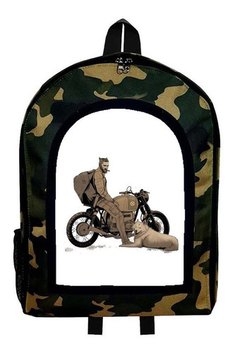 Mochila Camuflada Motocicleta Motos Mod Aar98