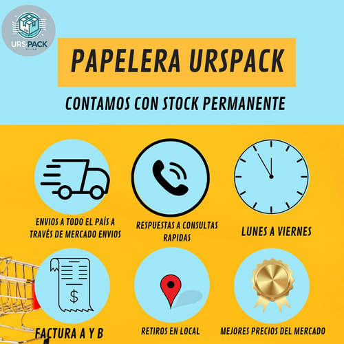 Papel Diario 40x50 Cm 10kg Gris