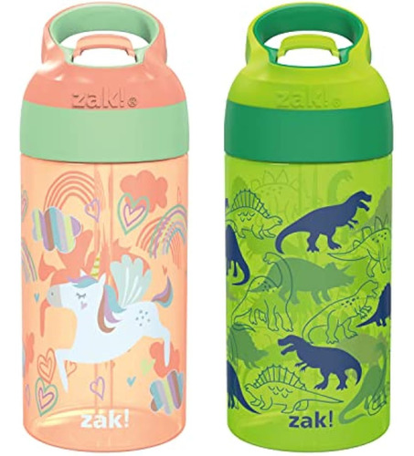 Zak Designs Riverside - Botella De Agua Para Niños